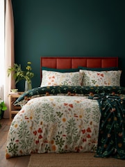 Fusion Green Botanical Mushrooms Fleece Throw - Image 2 of 5