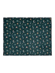 Fusion Green Botanical Mushrooms Fleece Throw - Image 5 of 5