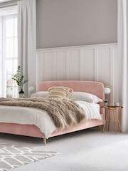 Pink Blush Opulent Velvet Matson Upholstered Bed Frame - Image 1 of 9