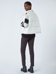 Roman White Pocket Detail Quilted Gilet - Image 3 of 5