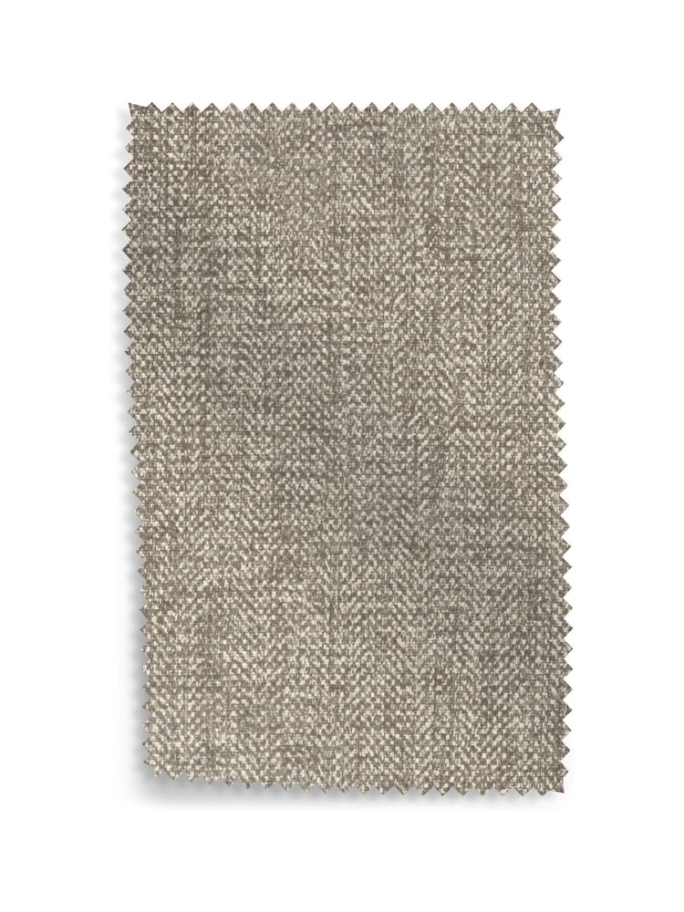 Mid Natural Woven Chenille Easy Clean Upholstery Swatch - Image 1 of 1