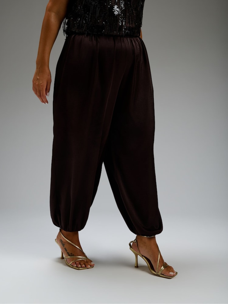Live Unlimited Brown Balloon Trousers - Image 2 of 5