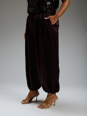 Live Unlimited Brown Balloon Trousers - Image 4 of 5