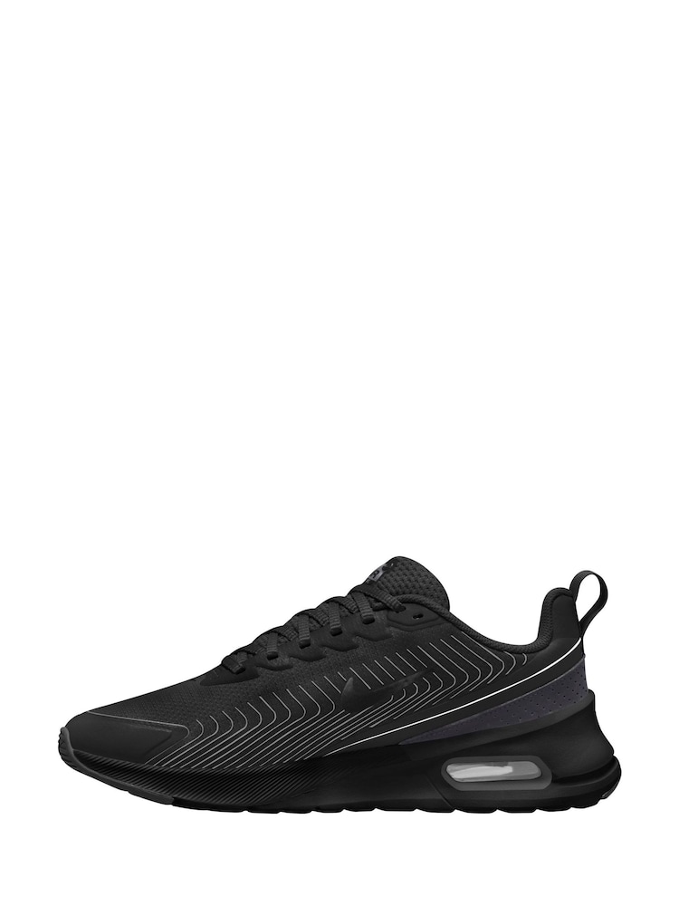 Nike Black Air Max Nuaxis Trainers - Image 2 of 4