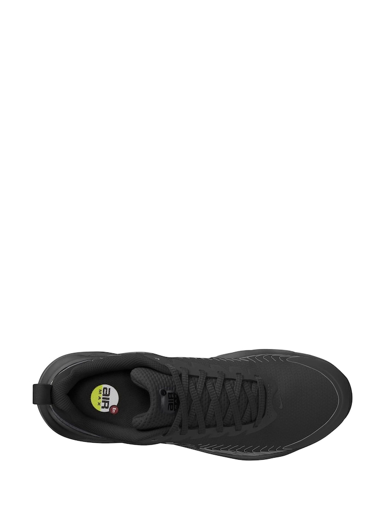 Nike Black Air Max Nuaxis Trainers - Image 3 of 4