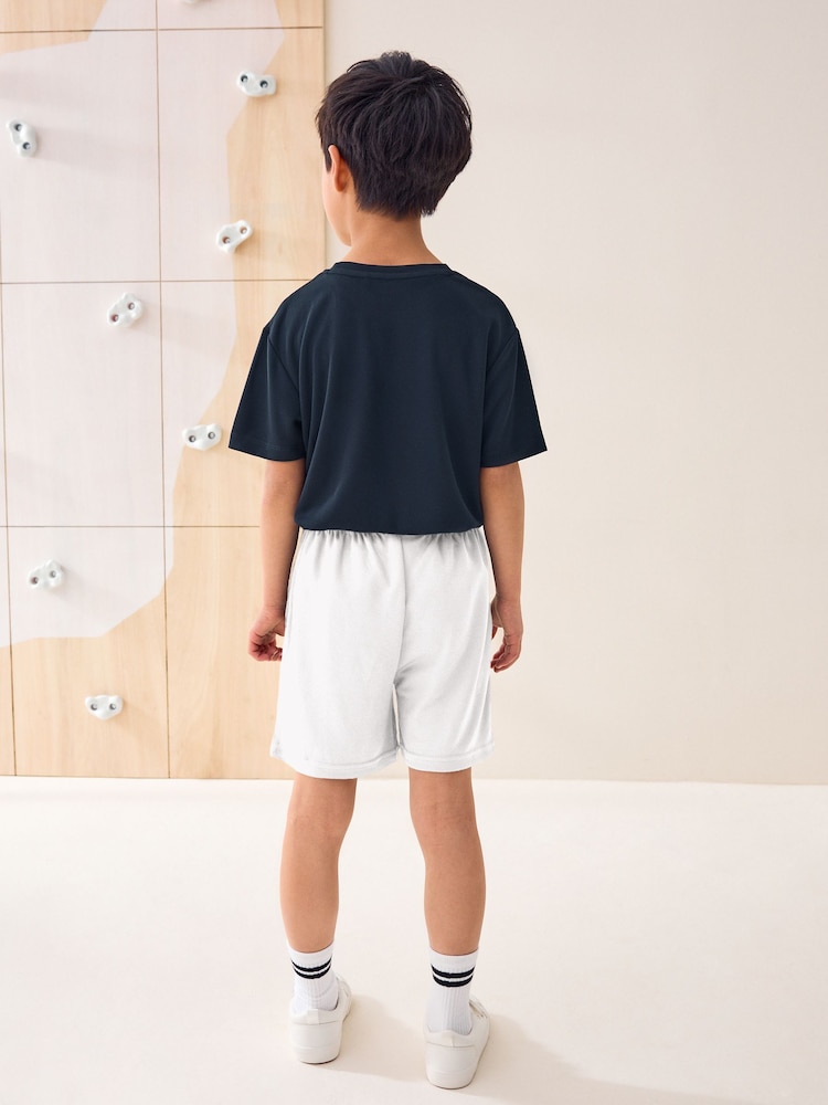 Blanc - Shorts de sport (3-16ans) - Image 3 of 6