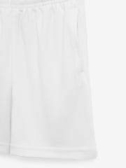 White Single Sports Shorts (3-16yrs) - Image 6 of 6