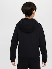 Nike Black Liverpool FC Tech Fleece Zip Through Hoodie - Image 2 of 7