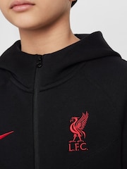 Nike Black Liverpool FC Tech Fleece Zip Through Hoodie - Image 4 of 7