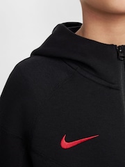 Nike Black Liverpool FC Tech Fleece Zip Through Hoodie - Image 5 of 7