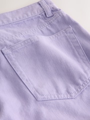 Lilac Purple Wide Leg Denim Jeans - Image 3 of 3