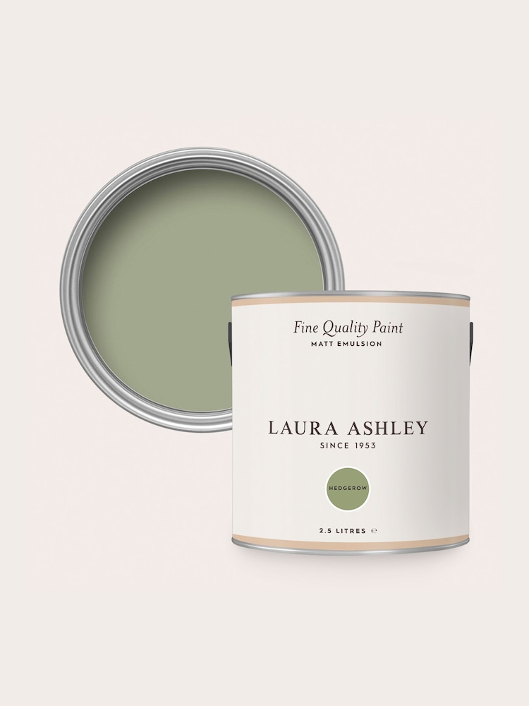 Laura Ashley Hedgerow Green Matt Emulsion 2.5Lt Paint - Image 4 of 4