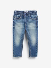 Dark/Mid Blue Denim Jogger Jeans 2 Pack (3mths-7yrs) - Image 3 of 5
