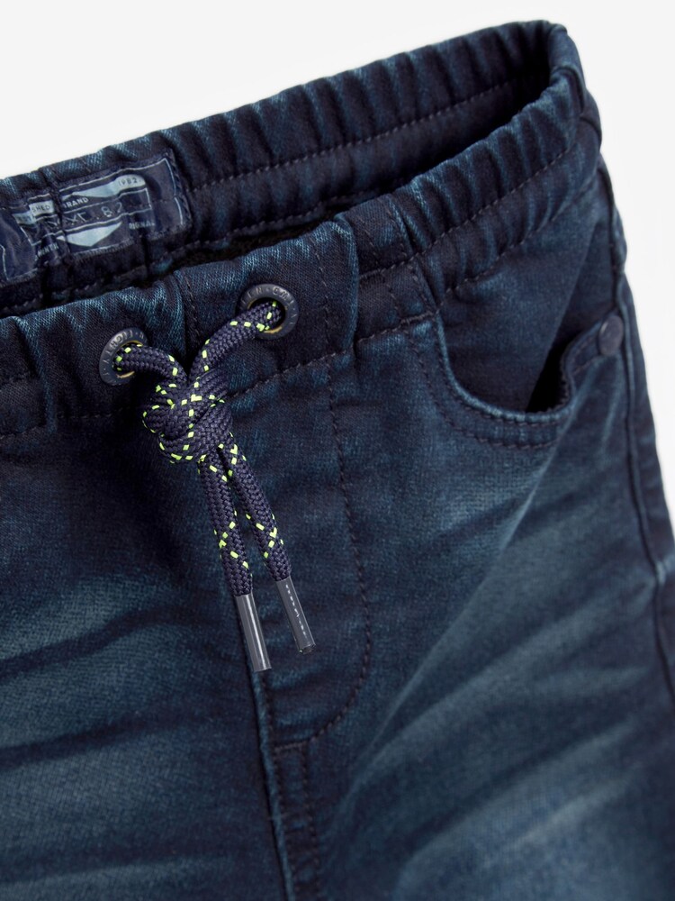 Dark/Mid Blue Denim Jogger Jeans 2 Pack (3mths-7yrs) - Image 5 of 5