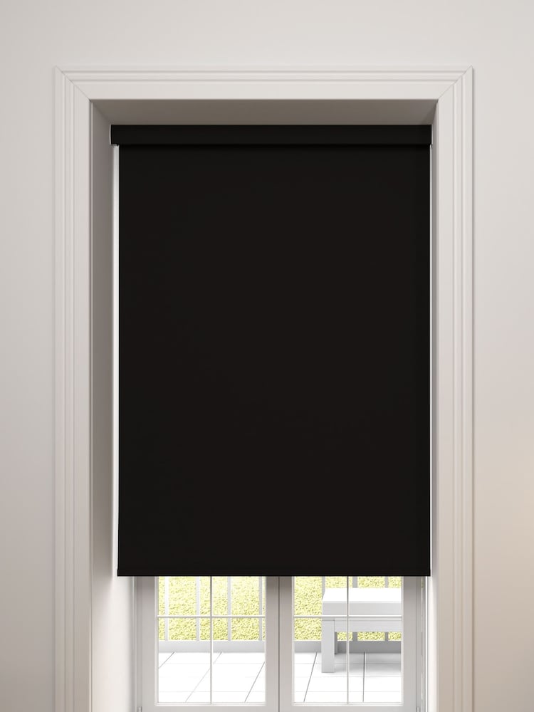 Espresso Brown Haig Made To Measure Blackout Roller Blind - Image 1 of 5