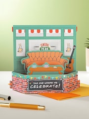 Hallmark Green Birthday Card Friends 3D Pop-Up Couch Design - Image 1 of 4