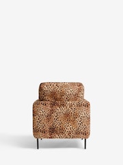 Rockett St George Leopard Love Velvet The Edie Accent Chair - Image 4 of 6