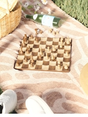 Umbra Walnut Wobble Chess Games Set - Image 2 of 5