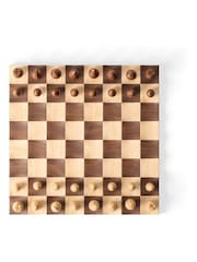 Umbra Walnut Wobble Chess Games Set - Image 4 of 5
