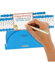 Hallmark Blue Birthday Card Snoopy Joe Cool 3D Pop-Up Design - Image 4 of 4