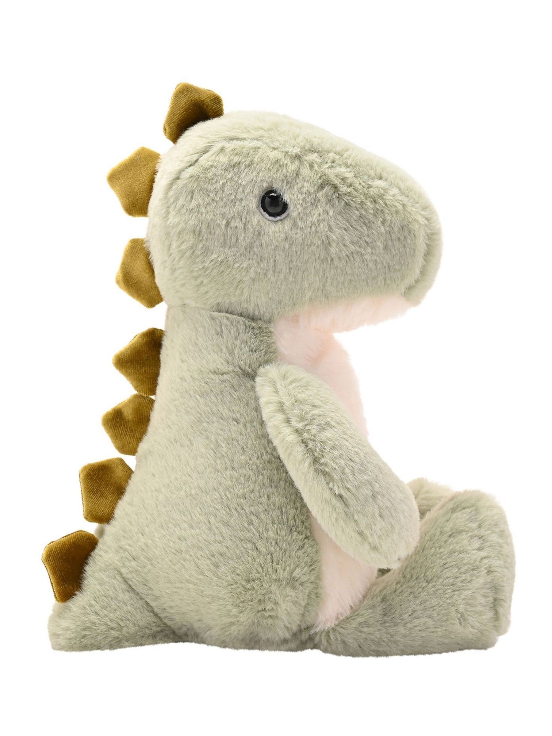 Softies Unisex Green Widdop Tommy The Plush Dinosaur