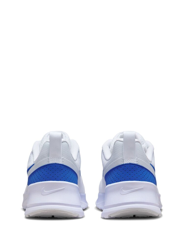 Nike White/Blue Air Max Nuaxis Trainers - Image 7 of 10