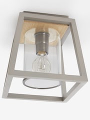 Grey Malvern Flush Ceiling Light - Image 3 of 6