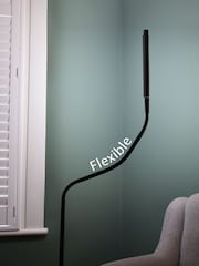 Daylight Company Black Electra Floor Task & Reading Lamp - Image 4 of 4