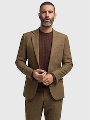 Коричневый - Cavani Thomas Tweed Suit Jacket - Изображение 1 3
