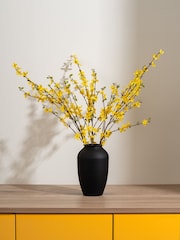 Scottish Everlastings Ltd Black Vase - Image 1 of 3