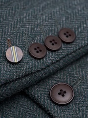 Зеленый - Cavani Thomas Tweed Suit Jacket - Изображение 5 5