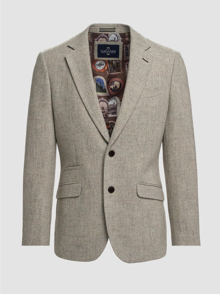 Серый - Cavani Thomas Tweed Suit Jacket - Изображение 2 2