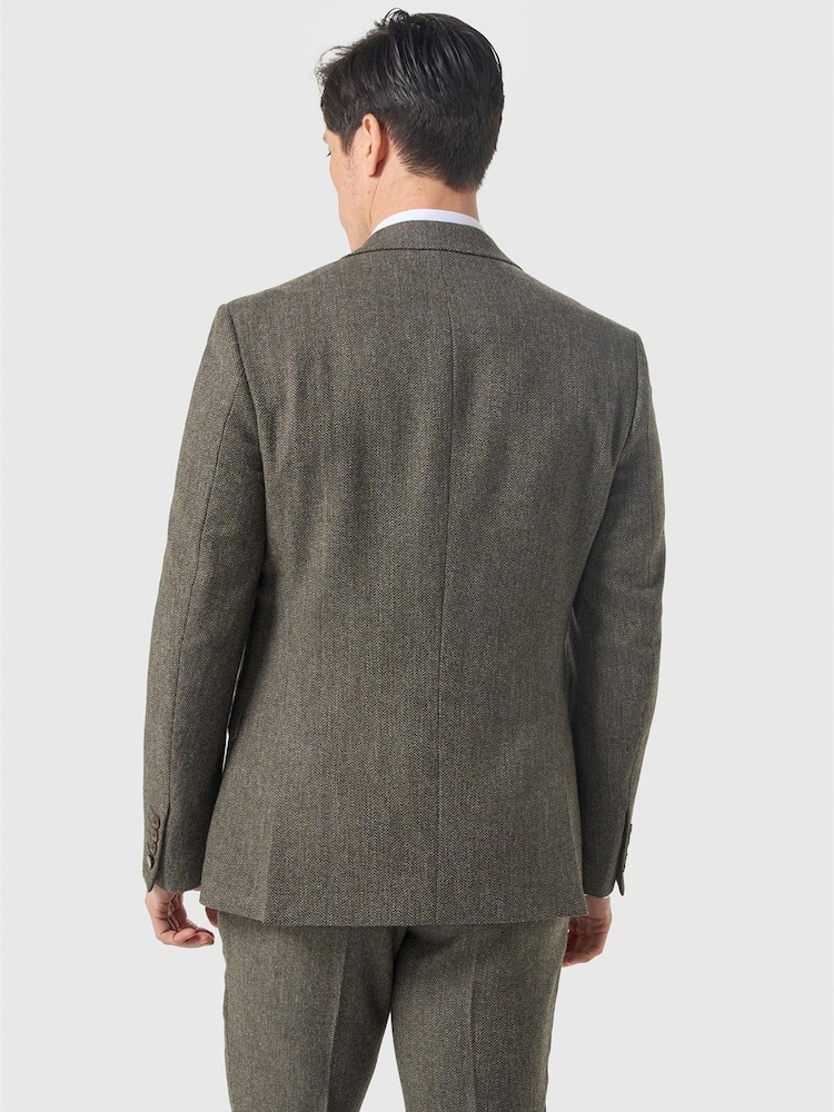 Зеленый - Cavani Thomas Tweed Suit Jacket - Изображение 2 4