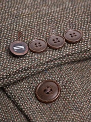 Зеленый - Cavani Thomas Tweed Suit Jacket - Изображение 3 4