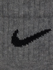 Nike White/Black Lightweight Everyday Ankle Socks 3 Pack - Image 4 of 4
