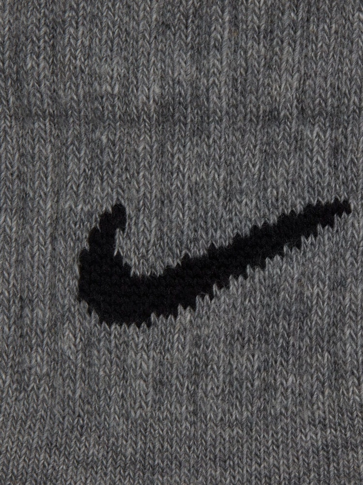Nike White/Black Lightweight Everyday Ankle Socks 3 Pack - Image 4 of 4
