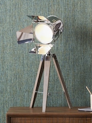 Pacific Grey Hereford Tripod Table Lamp - Image 1 of 6