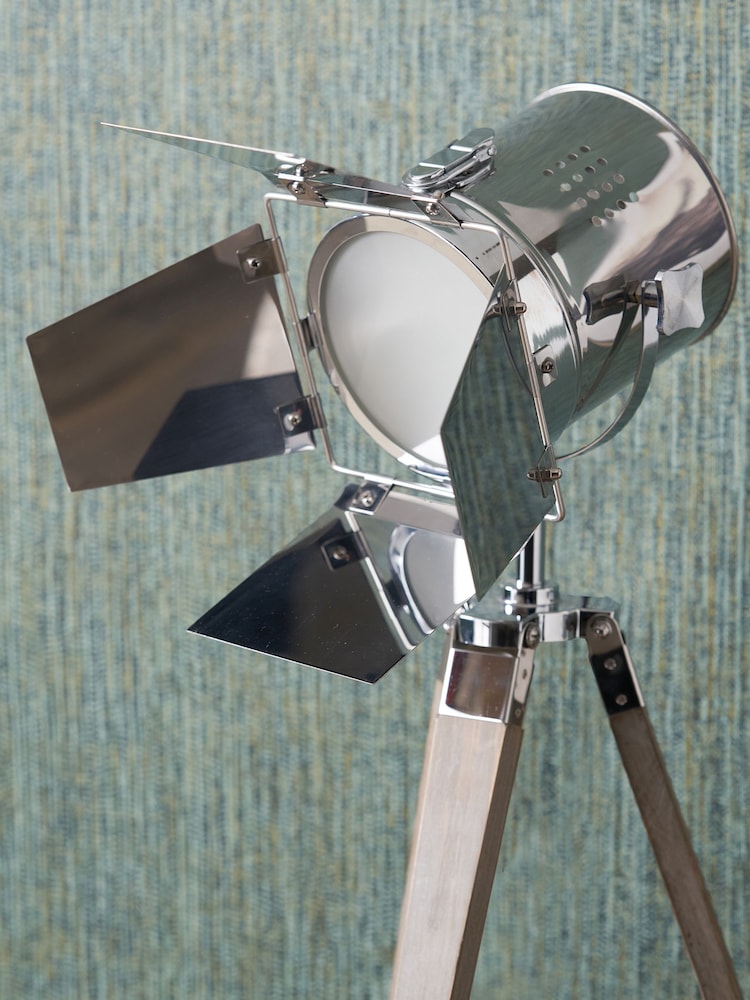 Pacific Grey Hereford Tripod Table Lamp - Image 2 of 6