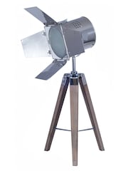 Pacific Grey Hereford Tripod Table Lamp - Image 5 of 6