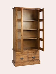 Laura Ashley Honey Gold Garrat 2 Door 4 Drawer Display Unit - Image 2 of 5