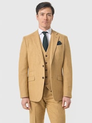 Желтый - Cavani Thomas Tweed Suit Jacket - Изображение 1 3