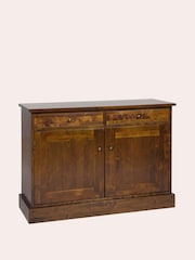 Laura Ashley Dark Chestnut Garrat 2 Door 2 Drawer Sideboard - Image 6 of 7