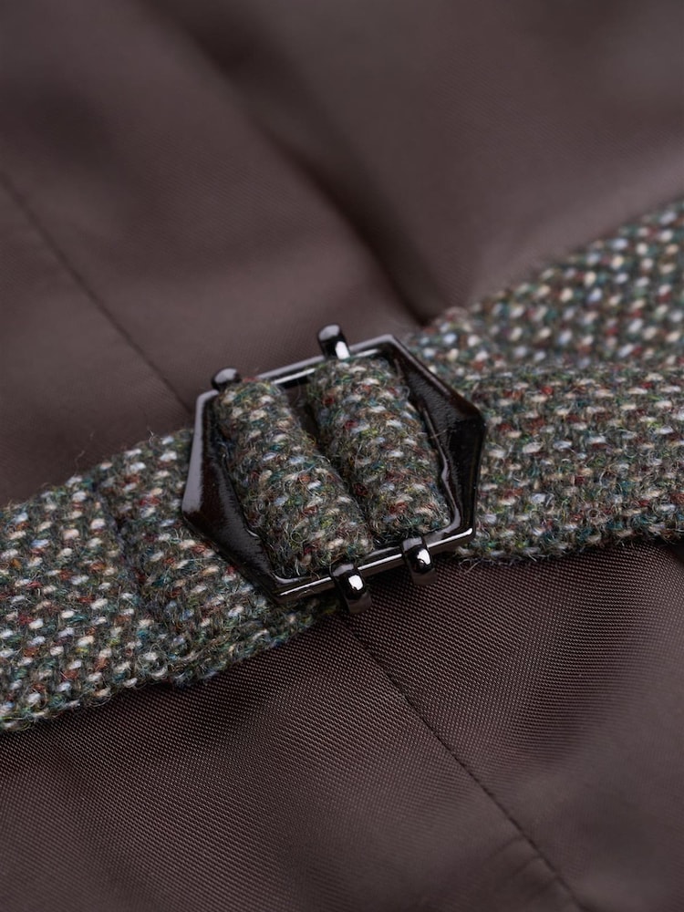 Cavani Sage Green Thomas Tweed Waistcoat - Image 3 of 3 Cavani Sage Green Thomas Tweed Waistcoat - Image 3 of 3