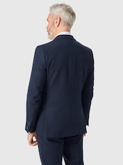 Темно-синий - Cavani Thomas Tweed Suit Jacket - Изображение 2 5