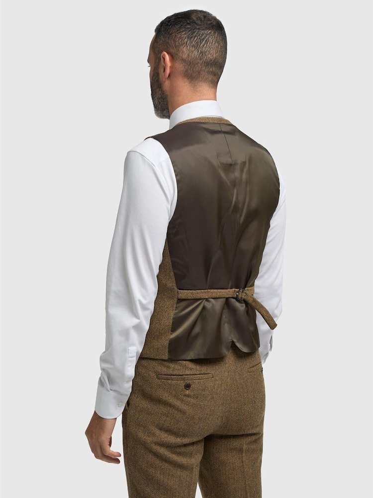 Cavani Brown Thomas Tweed Waistcoat - Image 2 of 3 Cavani Brown Thomas Tweed Waistcoat - Image 2 of 3