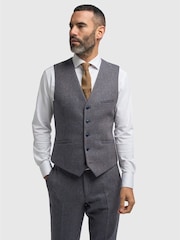 Cavani Blue Thomas Tweed Waistcoat - Image 1 of 3
