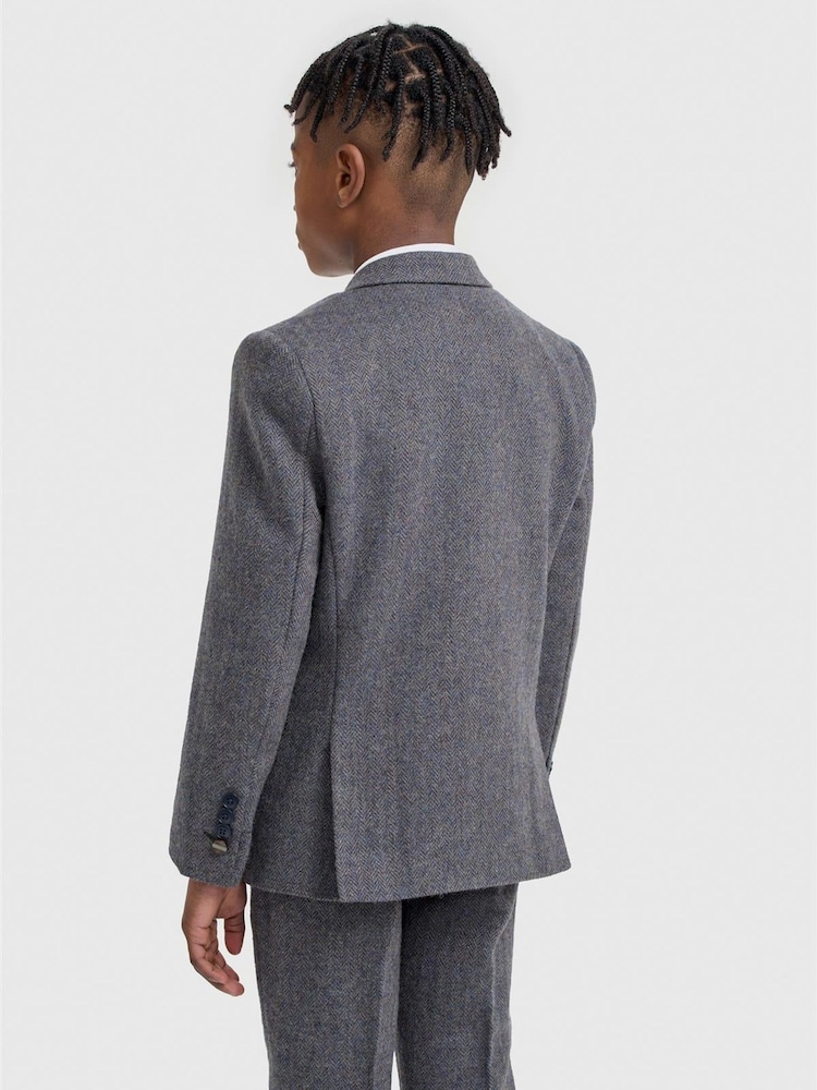 Cavani Blue Thomas Tweed Suit - Image 2 of 4
