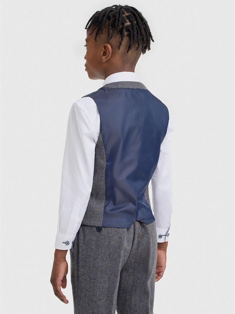 Cavani Blue Thomas Tweed Suit - Image 4 of 4