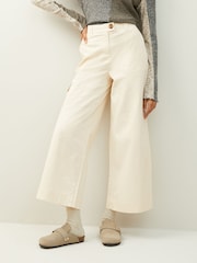 Stein/Natur - Cargo-Chinohose mit weitem Bein - Bild 2 von 5
