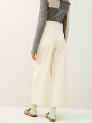 Stein/Natur - Cargo-Chinohose mit weitem Bein - Bild 3 von 5